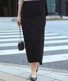 【23区/NIJYUSANKU】の【WEB 一部店舗限定/洗える】レーヨンポリエステルストレッチ タイト スカート ブラック系|ID: prp329100004429823 ipo3291000000034244631