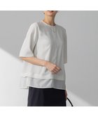 【23区/NIJYUSANKU】の【先行予約/洗える】ストレッチジョーゼット シアーコンビ カットソー 人気、トレンドファッション・服の通販 founy(ファニー) ファッション Fashion レディースファッション WOMEN トップス・カットソー Tops/Tshirt シャツ/ブラウス Shirts/Blouses ロング / Tシャツ T-Shirts カットソー Cut and Sewn インナー Inner エレガント 上品 Elegant 春 Spring 洗える Washable カットソー Cut And Sew シアー Sheer シンプル Simple ジャケット Jacket ジョーゼット Georgette ストレッチ Stretch セットアップ Set Up センター Center リラックス Relax ワイド Wide S/S・春夏 Ss・Spring/Summer 再入荷 Restock/Back In Stock/Re Arrival NEW・新作・新着・新入荷 New Arrivals おすすめ Recommend 夏 Summer ビジネス 仕事 通勤 Business 2025年 2025 2025春夏・S/S Ss,Spring/Summer,2025 thumbnail ベージュ系|ID: prp329100004429826 ipo3291000000030936733