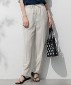【23区/NIJYUSANKU】の【Oggi7月号掲載/吸水速乾/接触冷感/UVカット】ストレッチジョーゼット テーパード パンツ ベージュ系|ID: prp329100004429837 ipo3291000000031750860