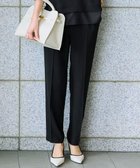 【23区/NIJYUSANKU】の【Oggi7月号掲載/吸水速乾/接触冷感/UVカット】ストレッチジョーゼット テーパード パンツ ブラック系|ID: prp329100004429837 ipo3291000000032605961