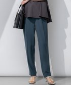 【23区/NIJYUSANKU】の【Oggi7月号掲載/吸水速乾/接触冷感/UVカット】ストレッチジョーゼット テーパード パンツ ダークグリーン系|ID: prp329100004429837 ipo3291000000033451681