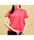 【23区 ゴルフ/NIJYUSANKU GOLF】の【WOMEN】【吸水速乾/UVケア】上品エレガントな1枚で着映えるロゴリブモックネック 人気、トレンドファッション・服の通販 founy(ファニー) ファッション Fashion レディースファッション Ladies' Fashion Online トップス・カットソー Tops/Tshirt パーカ Sweats スウェット Sweat エレガント 上品 Elegant 春 Spring 今季 This Season 吸水 Water Absorption サークル Circle ショート Short スウェット Sweat ストレッチ Stretch スリム Slim トライアングル Triangle 定番 Standard S/S・春夏 Ss・Spring/Summer 夏 Summer ゴルフ Golf thumbnail ピンク系|ID: prp329100004429849 ipo3291000000032652465