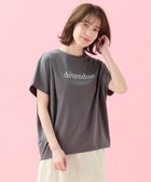 【エニィファム/any FAM】の【新色追加/洗濯機可/接触冷感/UVケア】エニィファンクションフレンチスリーブTシャツ チャコール|ID: prp329100004429856 ipo3291000000033564232