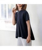 【アンフィーロ 自由区/UNFILO】の【UVケア/接触冷感】BEAUTY FORM-T バックフレアTシャツ ネイビー|ID: prp329100004429874 ipo3291000000031659276