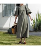 【アンフィーロ 自由区/UNFILO】の【UVケア/撥水】FINE MOVE ボリュームスリーブ ワンピース カーキ|ID: prp329100004429880 ipo3291000000034295833