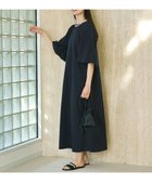 【アンフィーロ 自由区/UNFILO】の【UVケア/撥水】FINE MOVE ボリュームスリーブ ワンピース [WEB限定]ネイビー|ID: prp329100004429880 ipo3291000000034295836