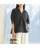 【アンフィーロ 自由区/UNFILO】の【軽量/UVケア】FINE MOVE ランタンブラウス 人気、トレンドファッション・服の通販 founy(ファニー) ファッション Fashion レディースファッション Fashion for Women トップス・カットソー Cut & Sew Tops シャツ・ブラウス・オフィスカジュアル Elegant Blouses & Button-Ups 春 Spring 洗える Machine Washable カフス Cuff Design 軽量 Lightweight, Ultra Light スキッパー Skipper, Open Collar ストレッチ Stretch, Stretchy Fabric スリーブ Sleeve, Long Sleeve / Short Sleeve タフタ Taffeta, Structured Fabric S/S・春夏 SS, Spring/Summer, Warm Season 夏 Summer thumbnail [WEB限定]チャコール|ID: prp329100004429883 ipo3291000000033451294