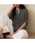 【アイシービー/iCB】の【人気のため新色追加・WEB限定・接触冷感・UVケア・速乾・洗える】BackSatinAmunzen 5分袖キーネックブラウス 人気、トレンドファッション・服の通販 founy(ファニー) ファッション Fashion レディースファッション Fashion for Women トップス・カットソー Cut & Sew Tops シャツ・ブラウス・オフィスカジュアル Elegant Blouses & Button-Ups 春 Spring 洗える Machine Washable サテン Satin, Glossy Fabric ジャケット Jacket, Outerwear 人気 Popular, Best Seller ハイネック High Neck, Mock Neck プリント Print, Printed Pattern ワーク Workwear, Utility Style S/S・春夏 SS, Spring/Summer, Warm Season 夏 Summer エレガント 上品 Elegant 2025年 2025 2025春夏・S/S Spring/Summer 2025 SS25 thumbnail ブラック柄系|ID: prp329100004429890 ipo3291000000033433211