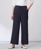 【ジェイ プレス/J.PRESS】の【洗える】エアロツイルストライプ イージーパンツ ネイビー系|ID: prp329100004429932 ipo3291000000034295806