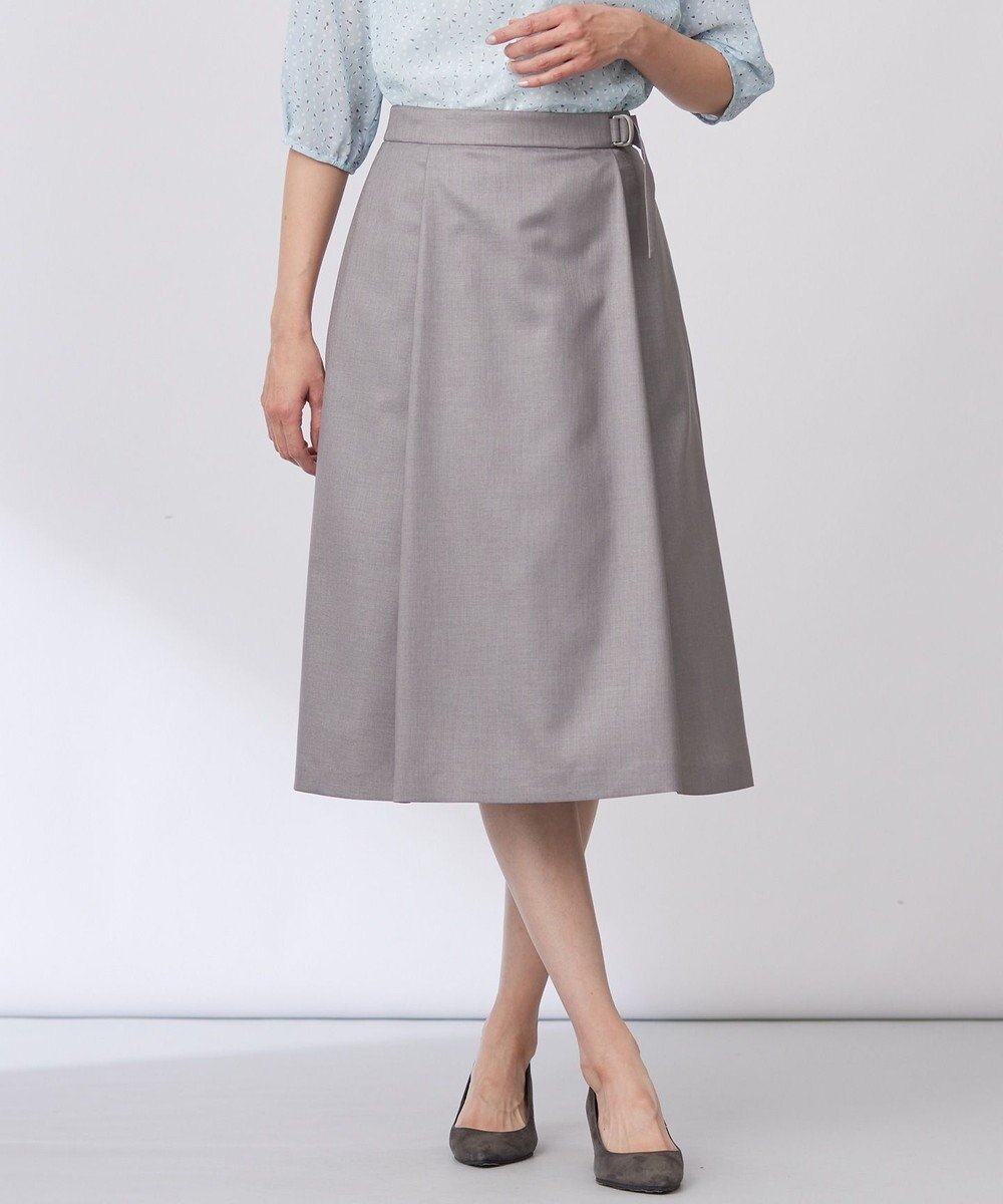 【ジェイ プレス/J.PRESS】の【セットアップ対応・洗える・UV加工・吸水速乾】OXIJEWELストレッチ スカート インテリア・キッズ・メンズ・レディースファッション・服の通販 founy(ファニー) 　ファッション　Fashion　レディースファッション　Fashion for Women　セットアップ　Matching Sets　スカート・ミニ/ミディ/マキシ　Skirts / Mini, Midi & Maxi Skirts　ウォッシャブル　Machine Washable　春　Spring　洗える　Machine Washable　吸水　Absorbent, Quick-Dry　シンプル　Simple, Minimal　ストレッチ　Stretch, Stretchy Fabric　セットアップ　Set-Up, Coordinated Outfit　ドレープ　Drape, Draping Fabric　メランジ　Melange, Mixed Yarn　S/S・春夏　SS, Spring/Summer, Warm Season　夏　Summer　グレー系|ID: prp329100004429938 ipo3291000000034295816