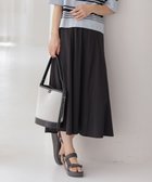 【ジェイ プレス/J.PRESS】の【洗える】トリコットバイオ フレア スカート ブラック系|ID: prp329100004429943 ipo3291000000032663519