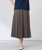 【ジェイ プレス/J.PRESS】の【洗える】トリコットバイオ フレア スカート モカ系|ID: prp329100004429943 ipo3291000000032663520
