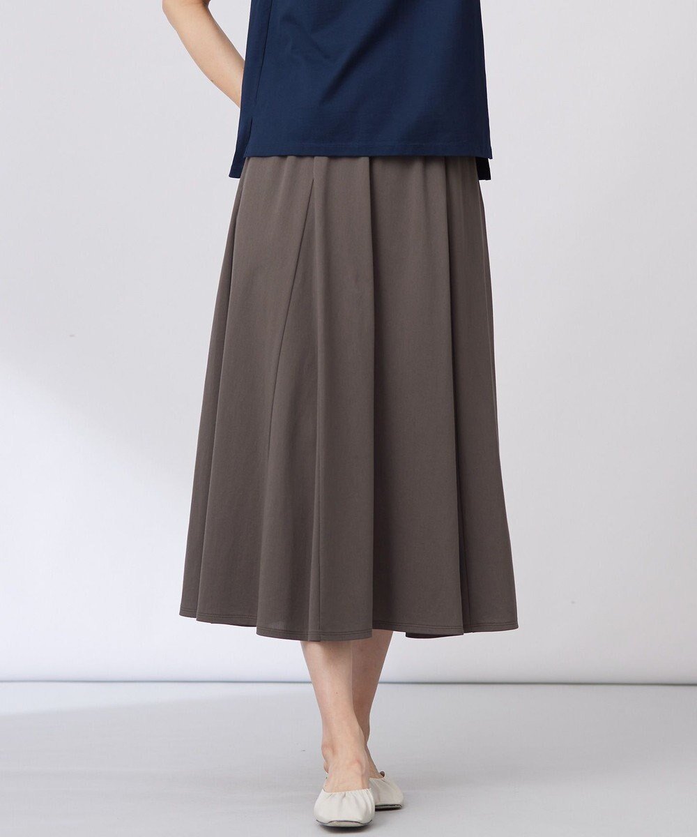 【ジェイ プレス/J.PRESS】の【洗える】トリコットバイオ フレア スカート インテリア・キッズ・メンズ・レディースファッション・服の通販 founy(ファニー) 　ファッション　Fashion　レディースファッション　Fashion for Women　スカート　Skirts　Aライン・フレアスカート　A-Line & Flared Skirts　フレア　Flare, Flared　夏　Summer　春　Spring　S/S・春夏　SS, Spring/Summer, Warm Season　楽ちん　Easy Fit, Comfortable　洗える　Machine Washable　モカ系|ID: prp329100004429943 ipo3291000000034295821