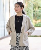 【エニー/ANY】のテックリネンドルマンジャケット グレージュ|ID: prp329100004429957 ipo3291000000035629195