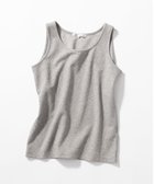 【23区/NIJYUSANKU】の【洗える】シャイニーリブ タンクトップ ライトグレー系|ID: prp329100004429963 ipo3291000000033564175
