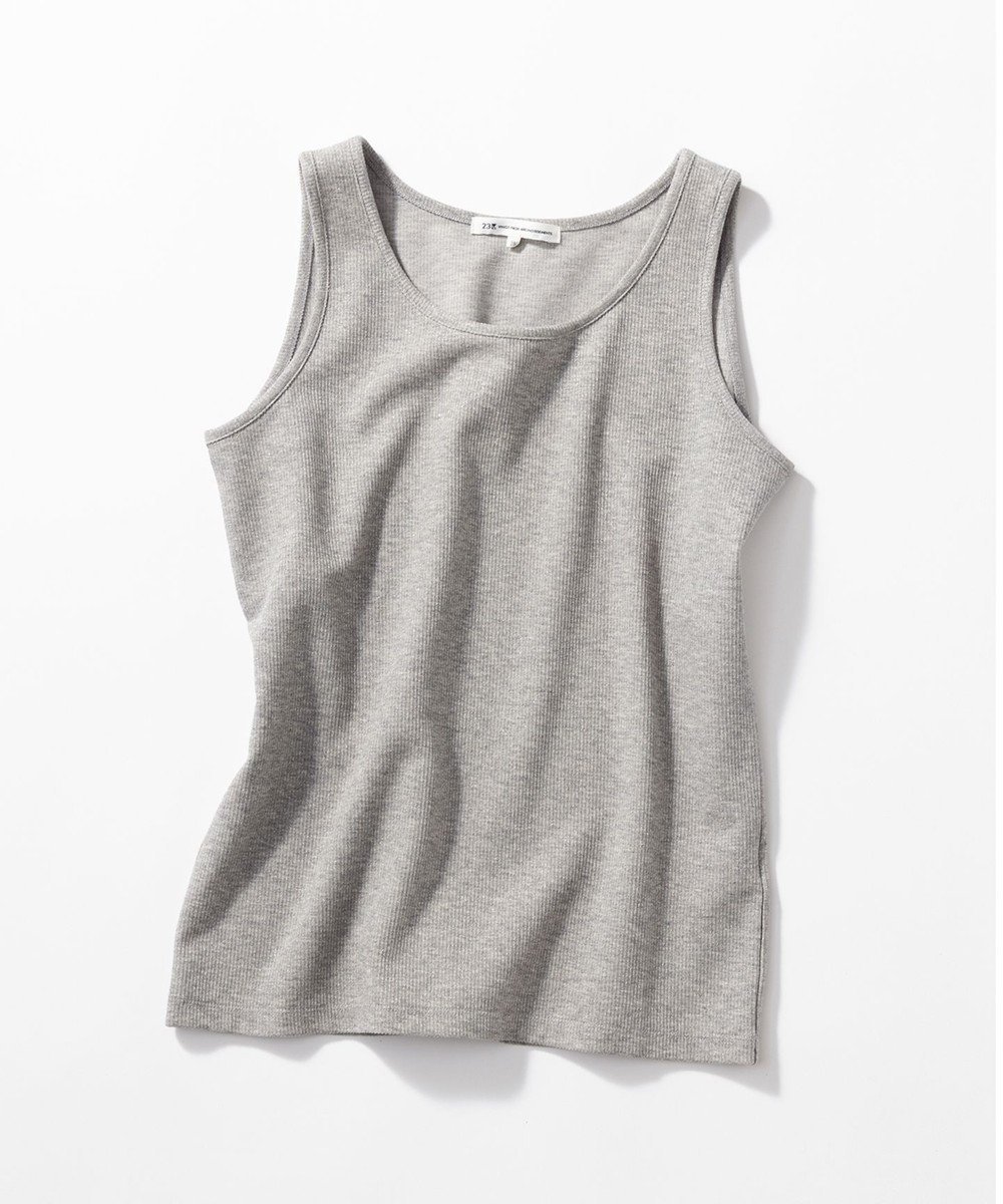 【23区/NIJYUSANKU】の【洗える】シャイニーリブ タンクトップ 人気、トレンドファッション・服の通販 founy(ファニー) ファッション Fashion レディースファッション Fashion for Women トップス・カットソー Cut & Sew Tops 2025年 2025 2025春夏・S/S Spring/Summer 2025 SS25 アクセサリー Fashion Accessories インナー Innerwear ストレッチ Stretch, Stretchy Fabric タンク Tank Top, Sleeveless Top トレンド Trend, Trending Now 夏 Summer 春 Spring S/S・春夏 SS, Spring/Summer, Warm Season 洗える Machine Washable other-1|ID: prp329100004429963 ipo3291000000033647336