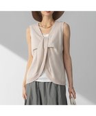 【23区/NIJYUSANKU】の【洗える】ツイストデザイン ノースリーブ ニット ベージュ系|ID: prp329100004429964 ipo3291000000032650291