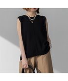 【23区/NIJYUSANKU】の【洗える】ツイストデザイン ノースリーブ ニット ブラック系|ID: prp329100004429964 ipo3291000000032650292