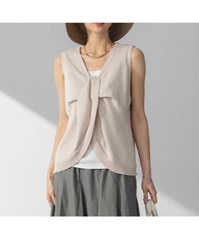 【23区/NIJYUSANKU】 【洗える】ツイストデザイン ノースリーブ ニット人気、トレンドファッション・服の通販 founy(ファニー) ファッション Fashion レディースファッション Fashion for Women トップス・カットソー Cut & Sew Tops ニット Knit Tops & Sweaters キャミソール&ノースリーブ Camisoles & Sleeveless Tops インド Indian Textile 春 Spring 洗える Machine Washable シルク Silk, 100% Silk シンプル Simple, Minimal セーター Sweater, Knitwear ツイスト Tweed, Tweed Fabric ノースリーブ Sleeveless, No-Sleeve バランス Balance, Style Balance S/S・春夏 SS, Spring/Summer, Warm Season 夏 Summer 2025年 2025 2025春夏・S/S Spring/Summer 2025 SS25 |ID:prp329100004429964
