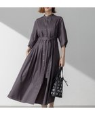 【23区/NIJYUSANKU】の【洗える】ラスターローン フロントタック ワンピース グレー系|ID: prp329100004429968 ipo3291000000032653397
