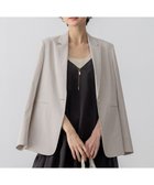 【23区/NIJYUSANKU】の【洗える】リネンレーヨンストレッチ テーラード ジャケット ベージュ系|ID: prp329100004429978 ipo3291000000032759758