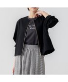 【23区/NIJYUSANKU】の【洗える】リネンレーヨンストレッチ ブルゾン ブラック系|ID: prp329100004429981 ipo3291000000032640437