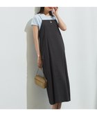 【23区/NIJYUSANKU】の【洗える】リネンレーヨンストレッチ Iライン キャミソール ワンピース ダークブラウン系|ID:prp329100004429982