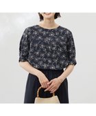 【ジェイ プレス/J.PRESS】の【洗える】ラインフラワープリント ブラウス ネイビーベース系|ID: prp329100004430003 ipo3291000000033604746