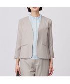 【ジェイ プレス/J.PRESS】の【セットアップ対応・洗える・UVケア・吸水速乾】OXIJEWELストレッチ ノーカラー ジャケット ベージュ系|ID: prp329100004430006 ipo3291000000033568629