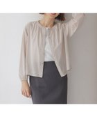 【ジェイ プレス/J.PRESS】の【洗える】シアー カーディガン ベージュ系|ID: prp329100004430011 ipo3291000000031805656