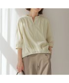 【ジェイ プレス/J.PRESS】の【洗える】コットンブレンドチェック バンドカラー カットソー ライム系|ID: prp329100004430013 ipo3291000000032644479