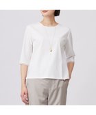 【ジェイ プレス/J.PRESS】の【WEB限定カラーあり・洗える】スムースジャージー カットソー ホワイト系|ID: prp329100004430014 ipo3291000000034452214