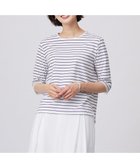 【ジェイ プレス/J.PRESS】の【洗える】スムースジャージー ボーダー カットソー オフ×ブラック系|ID: prp329100004430015 ipo3291000000032653290