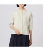【ジェイ プレス/J.PRESS】の【洗える】エンブロシャツジャージー ブラウスライク カットソー ライム系|ID: prp329100004430021 ipo3291000000032652317