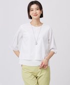 【ジェイ プレス/J.PRESS】の【洗える】トリコットジャージー カットソー ホワイト系|ID: prp329100004430023 ipo3291000000033640288