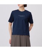 【ジェイ プレス/J.PRESS】の【洗える】ロゴTEE カットソー 人気、トレンドファッション・服の通販 founy(ファニー) ファッション Fashion レディースファッション Ladies' Fashion Online トップス・カットソー Tops/Tshirt シャツ/ブラウス Shirts/Blouses ロング / Tシャツ T-Shirts カットソー Cut and Sewn インナー Inner カットソー Cut And Sew コンパクト Compact シルケット Mercerization ジャージ Jersey スリット Slit プリント Print ワンポイント One Point 夏 Summer 春 Spring S/S・春夏 Ss・Spring/Summer 洗える Washable thumbnail ネイビー系|ID: prp329100004430025 ipo3291000000032659162