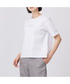 【ジェイ プレス/J.PRESS】の【洗える】ロゴTEE カットソー 人気、トレンドファッション・服の通販 founy(ファニー) ファッション Fashion レディースファッション Ladies' Fashion Online トップス・カットソー Tops/Tshirt シャツ/ブラウス Shirts/Blouses ロング / Tシャツ T-Shirts カットソー Cut and Sewn インナー Inner カットソー Cut And Sew コンパクト Compact シルケット Mercerization ジャージ Jersey スリット Slit プリント Print ワンポイント One Point 夏 Summer 春 Spring S/S・春夏 Ss・Spring/Summer 洗える Washable thumbnail ホワイト系|ID: prp329100004430025 ipo3291000000032659163