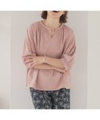 【ジェイ プレス/J.PRESS】の【洗える】トリコットバイオ シャーリング カットソー ピンク系|ID: prp329100004430027 ipo3291000000031988752