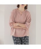 【ジェイ プレス/J.PRESS】の【洗える】トリコットバイオ シャーリング カットソー ピンク系|ID: prp329100004430027 ipo3291000000032758777