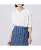 【ジェイ プレス/J.PRESS】の【洗える】トリコットバイオ シャーリング カットソー ホワイト系|ID: prp329100004430027 ipo3291000000035912786