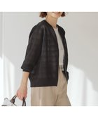 【ジェイ プレス/J.PRESS】の【洗える】SHEER JACQUARD ニット ブルゾン ブラック系|ID: prp329100004430033 ipo3291000000031928245