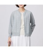【ジェイ プレス/J.PRESS】の【洗える】SHEER JACQUARD ニット ブルゾン グレイッシュアクア系|ID: prp329100004430033 ipo3291000000031928247