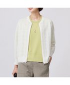 【ジェイ プレス/J.PRESS】の【洗える】SHEER JACQUARD ニット ブルゾン オフ系|ID: prp329100004430033 ipo3291000000034295999