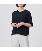 【ジェイ プレス/J.PRESS】の【洗える】RAYON ELITE STRETCH クルーネック ニット ネイビー系|ID: prp329100004430039 ipo3291000000032650285