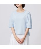 【ジェイ プレス/J.PRESS】の【洗える】RAYON ELITE STRETCH ニットT サックス系|ID: prp329100004430040 ipo3291000000032663953