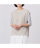 【ジェイ プレス/J.PRESS】の【洗える】Vis/Peスパーク クルーネック ニット ベスト ベージュ系|ID: prp329100004430047 ipo3291000000030937984