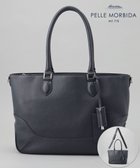【五大陸/gotairiku / MEN】の日本製【PELLE MORBIDA】シュリンクレザートートバッグ ネイビー系|ID: prp329100004430270 ipo3291000000032707758
