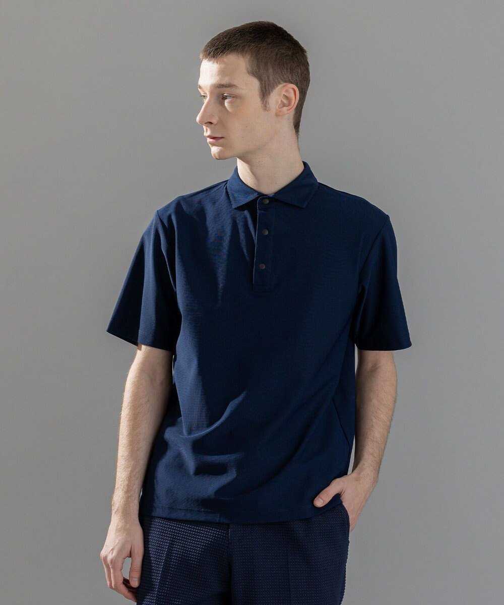 【ジョゼフ オム/JOSEPH HOMME / MEN】の新素材【洗える/抜群の通気性/360度ストレッチ/吸湿性】エアトールストレッチ ポロシャツ インテリア・キッズ・メンズ・レディースファッション・服の通販 founy(ファニー) 　ファッション　Fashion　メンズファッション　MEN　トップス・カットソー　Tops/Tshirt/Men　シャツ　Shirts　ポロシャツ　Polo Shirts　シンプル　Simple　ストレッチ　Stretch　スリット　Slit　フロント　Front　ポケット　Pocket　ポロシャツ　Polo Shirt　メッシュ　Mesh　半袖　Short Sleeve　夏　Summer　春　Spring　S/S・春夏　Ss・Spring/Summer　洗える　Washable　ネイビー系|ID: prp329100004430305 ipo3291000000031929800