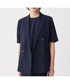 【アンクレイヴ/uncrave】の【佐藤晴美さん特集着用・UVカット・接触冷感・洗濯機洗い可】ウォッシャブルドライサップ ハーフスリーブジャケット ネイビー|ID: prp329100004430341 ipo3291000000031755509
