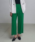 【アイシービー/iCB】の【人気のため新色追加・接触冷感・洗える】 ワッシャーツイル ワイドストレートパンツ グリーン系|ID: prp329100004430347 ipo3291000000034244874